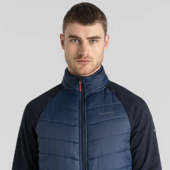 Mens Insulated Jackets Craghoppers Ardal Hybrid Jacket Blue Navy Mens Insulated Jackets Craghoppers Ardal Hybrid Jacket Blue Navy