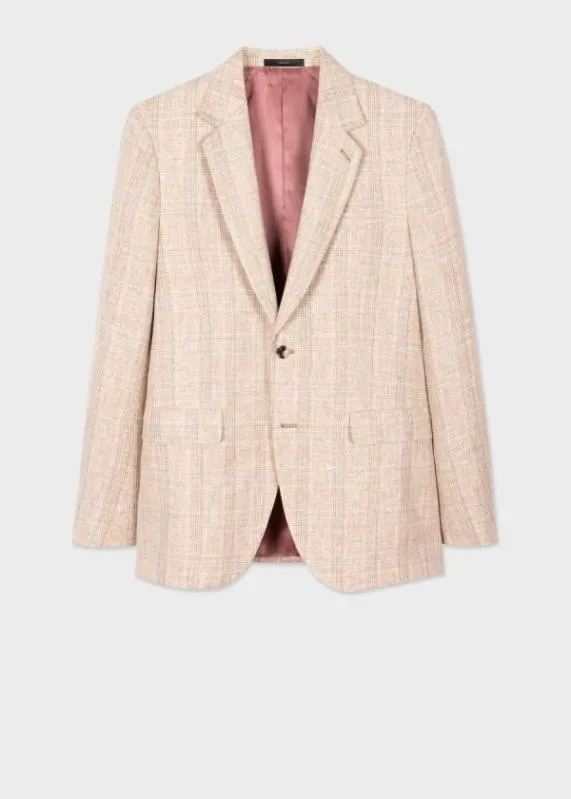 Mens LinenBlend Check Blazer Paul Smith Blazers