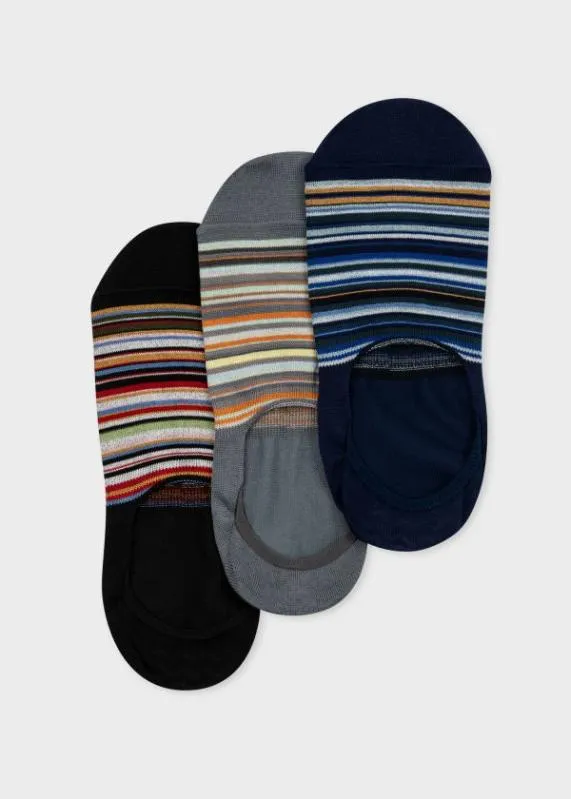 Mens Loafer Socks Three Pack Paul Smith Socks