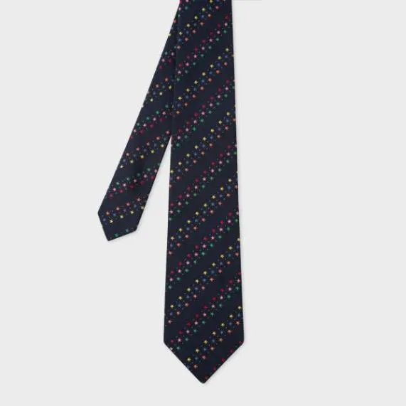 Mens Multi Coloured Stars Silk Tie Paul Smith Ties Mens Multi Coloured Stars Silk Tie Paul Smith Ties