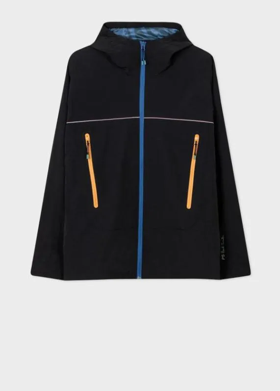Mens Recycled Nylon Hooded Jacket Paul Smith Coats and Jackets