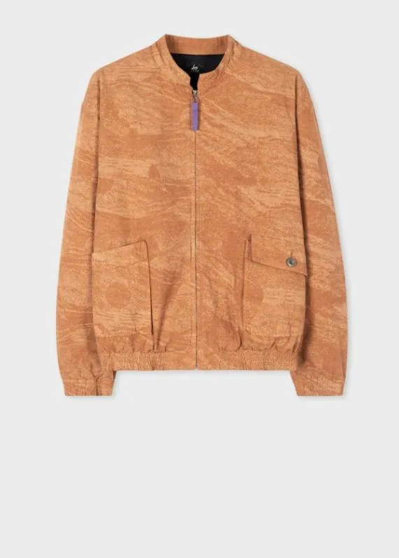 Mens Red Ear Bomber Jacket Paul Smith Coats and Jackets