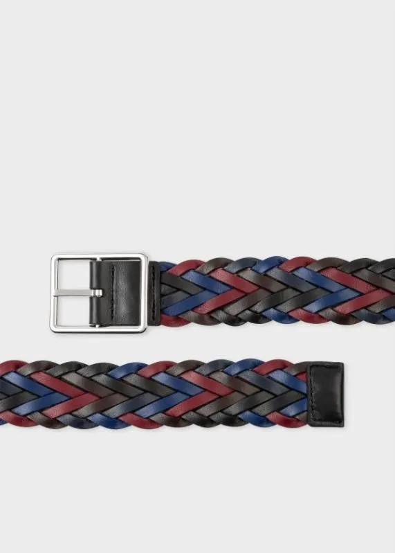 Mens Reversible Plaited Leather Belt Paul Smith Belts Mens Reversible Plaited Leather Belt Paul Smith Belts