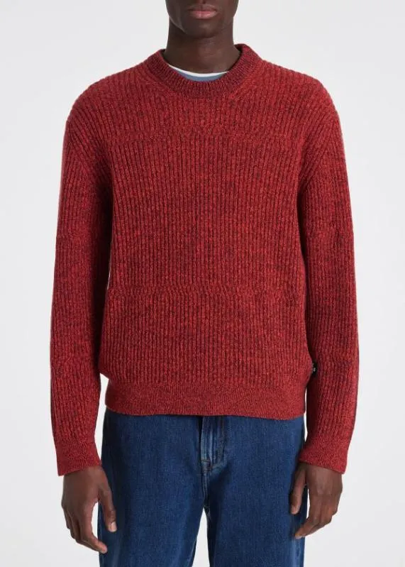 Mens Rib Knit Wool Sweater Paul Smith Sweaters Mens Rib Knit Wool Sweater Paul Smith Sweaters