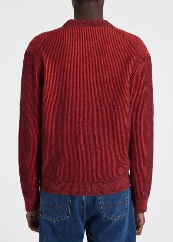 Mens Rib Knit Wool Sweater Paul Smith Sweaters Mens Rib Knit Wool Sweater Paul Smith Sweaters