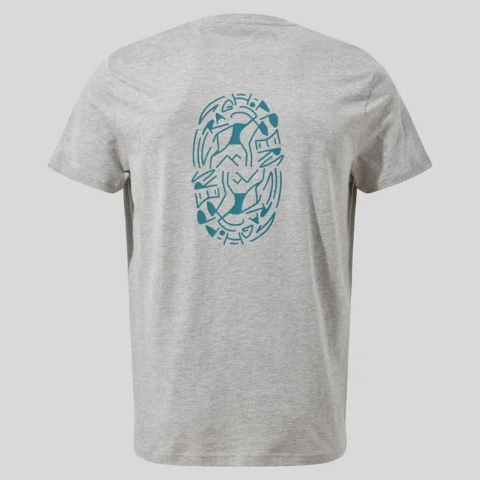 Mens Short Sleeve Craghoppers Lucent Short Sleeved TShirt Soft Grey Marl Oval Mens Short Sleeve Craghoppers Lucent Short Sleeved TShirt Soft Grey Marl Oval