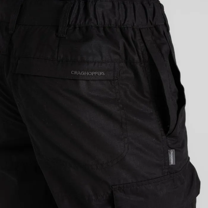 Mens Shorts Craghoppers Expert Kiwi Long Short Black Mens Shorts Craghoppers Expert Kiwi Long Short Black