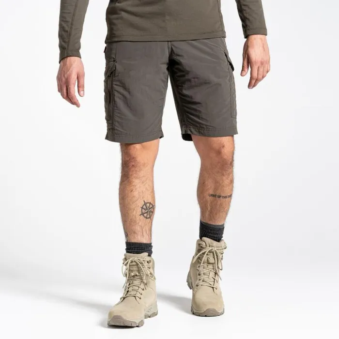 Mens Shorts Craghoppers NosiLife Cargo II Shorts Woodland Green