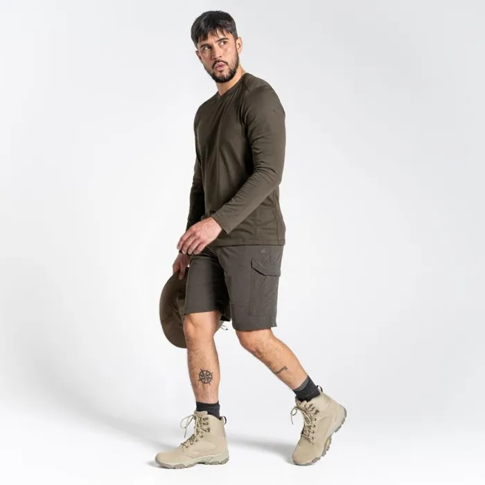 Mens Shorts Craghoppers NosiLife Cargo II Shorts Woodland Green Mens Shorts Craghoppers NosiLife Cargo II Shorts Woodland Green