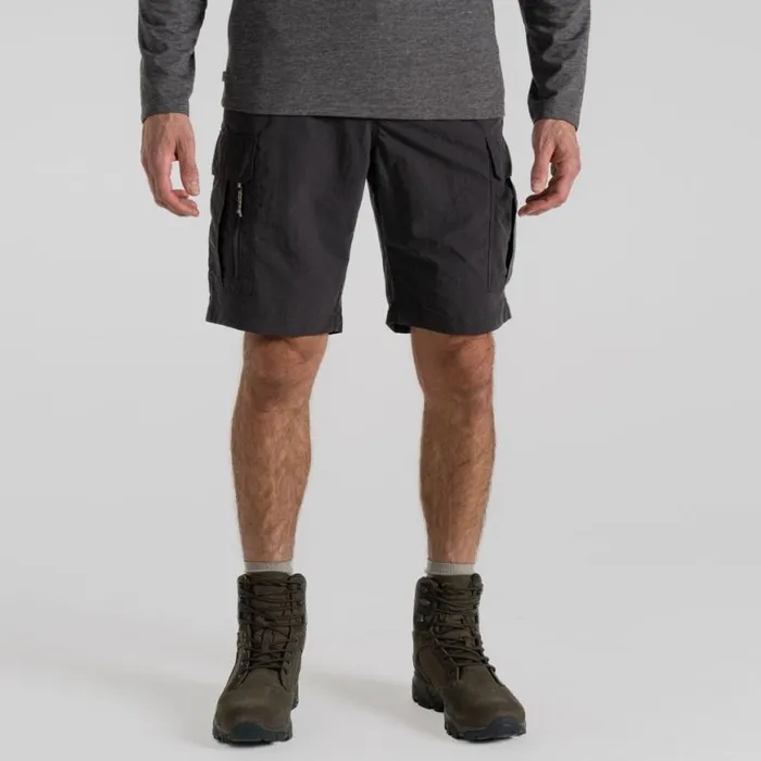 Mens Shorts Craghoppers NosiLife Cargo Short III Black Pepper Mens Shorts Craghoppers NosiLife Cargo Short III Black Pepper