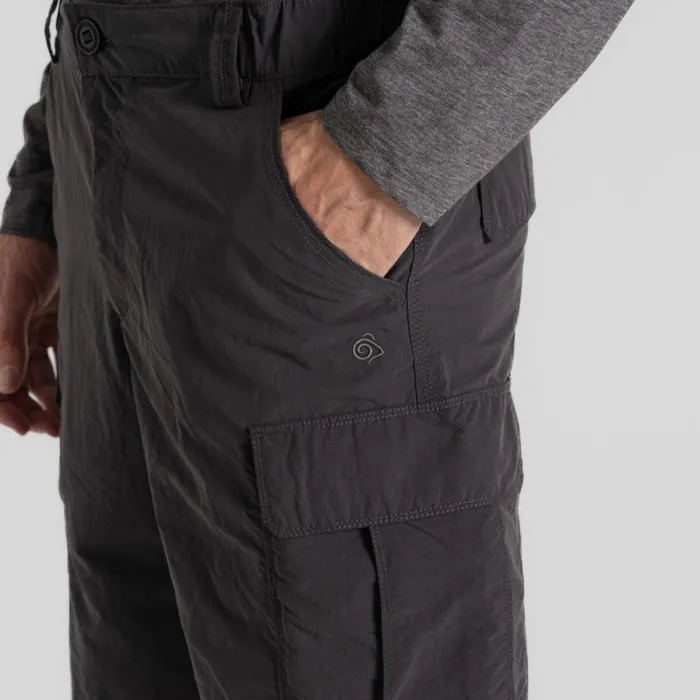 Mens Shorts Craghoppers NosiLife Cargo Short III Black Pepper Mens Shorts Craghoppers NosiLife Cargo Short III Black Pepper