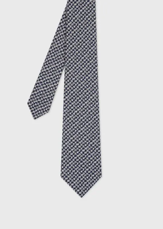 Mens SilkWool Check Tie Paul Smith Ties