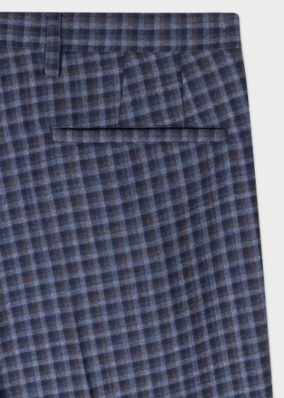Mens SlimFit Check Wool Pants Paul Smith Pants Mens SlimFit Check Wool Pants Paul Smith Pants