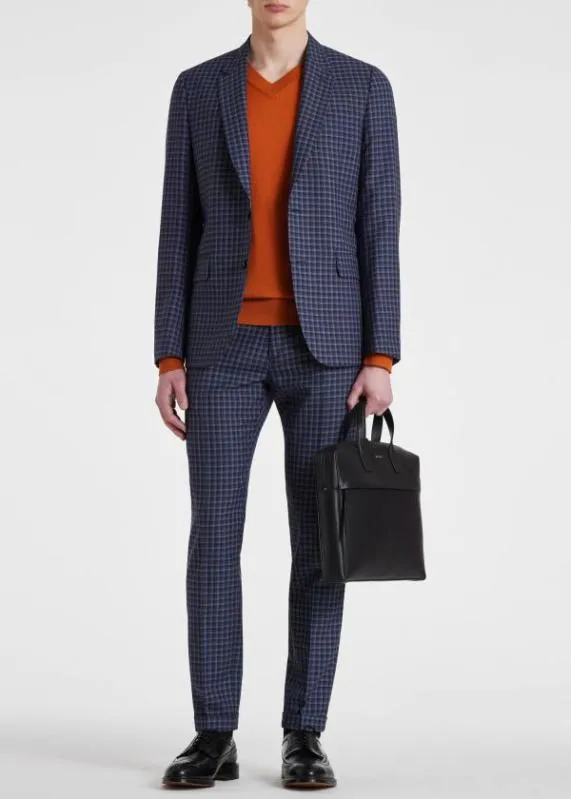 Mens SlimFit Check Wool Pants Paul Smith Pants Mens SlimFit Check Wool Pants Paul Smith Pants