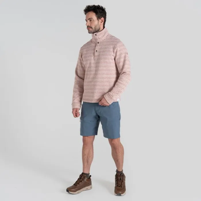 Mens Sweatshirts Craghoppers Pelion Overhead Fleece Red Beach Stripe Mens Sweatshirts Craghoppers Pelion Overhead Fleece Red Beach Stripe