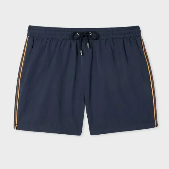 Mens Swim Shorts With 039Artist Stripe039 Trim Paul Smith Swimwear Mens Swim Shorts With 039Artist Stripe039 Trim Paul Smith Swimwear