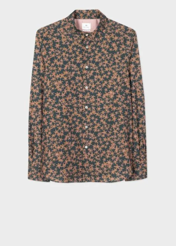 Mens TailoredFit 039Folk Floral039 Shirt Paul Smith Shirts