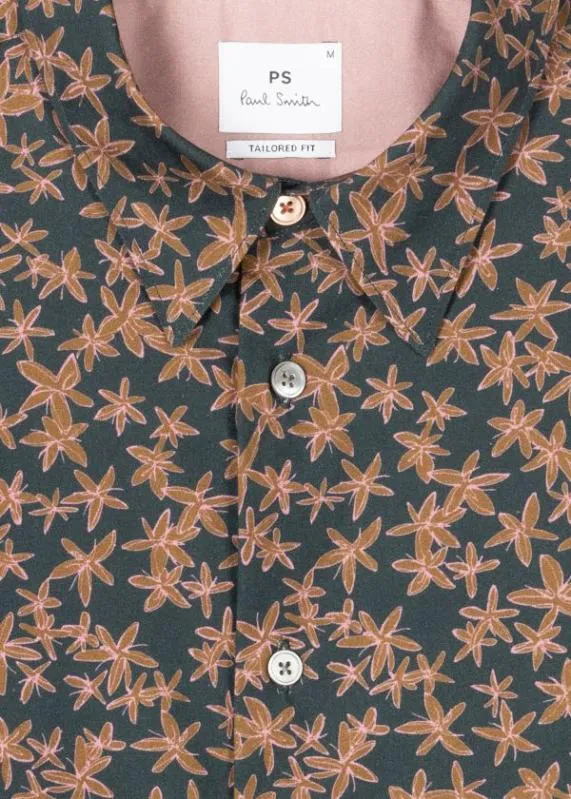 Mens TailoredFit 039Folk Floral039 Shirt Paul Smith Shirts Mens TailoredFit 039Folk Floral039 Shirt Paul Smith Shirts