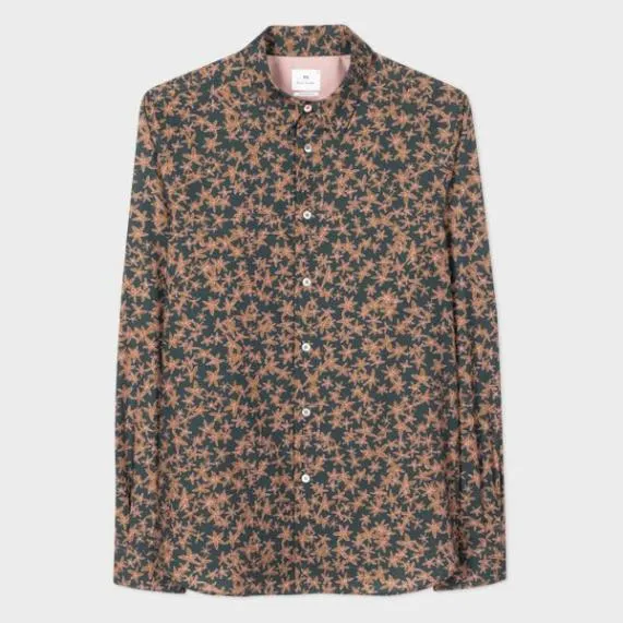 Mens TailoredFit 039Folk Floral039 Shirt Paul Smith Shirts Mens TailoredFit 039Folk Floral039 Shirt Paul Smith Shirts