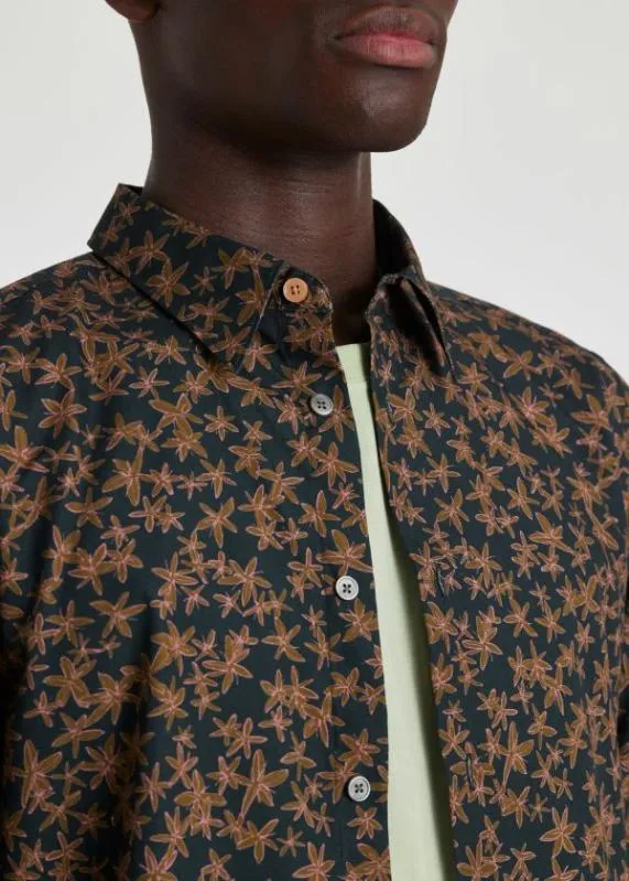 Mens TailoredFit 039Folk Floral039 Shirt Paul Smith Shirts Mens TailoredFit 039Folk Floral039 Shirt Paul Smith Shirts