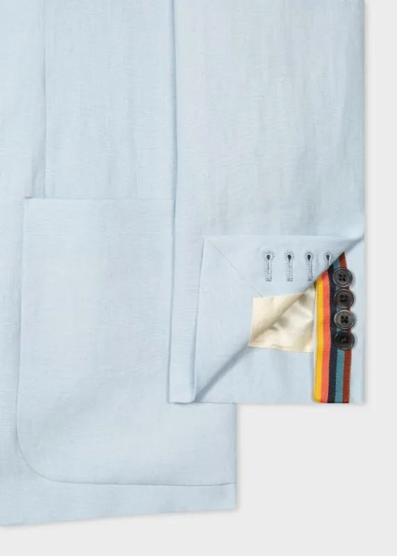 Mens TailoredFit Linen PatchPocket Blazer Paul Smith Blazers Mens TailoredFit Linen PatchPocket Blazer Paul Smith Blazers