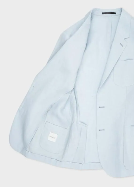 Mens TailoredFit Linen PatchPocket Blazer Paul Smith Blazers Mens TailoredFit Linen PatchPocket Blazer Paul Smith Blazers