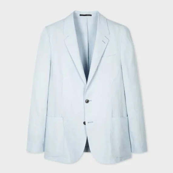 Mens TailoredFit Linen PatchPocket Blazer Paul Smith Blazers Mens TailoredFit Linen PatchPocket Blazer Paul Smith Blazers