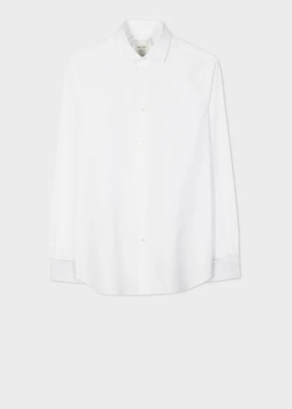 Mens TailoredFit Shirt With 039Signature Stripe039 Double Cuff Paul Smith Shirts