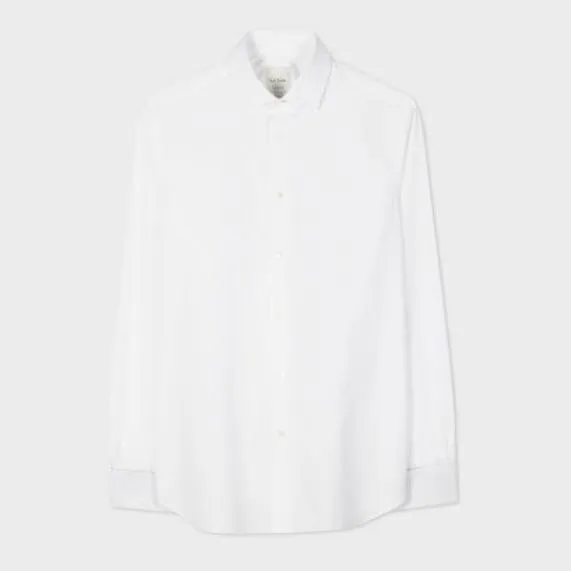 Mens TailoredFit Shirt With 039Signature Stripe039 Double Cuff Paul Smith Shirts Mens TailoredFit Shirt With 039Signature Stripe039 Double Cuff Paul Smith Shirts