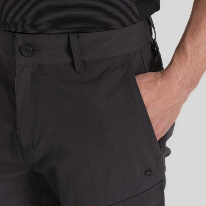 Mens Walking Trousers Craghoppers NosiLife Adventure Trouser III Black Pepper Mens Walking Trousers Craghoppers NosiLife Adventure Trouser III Black Pepper
