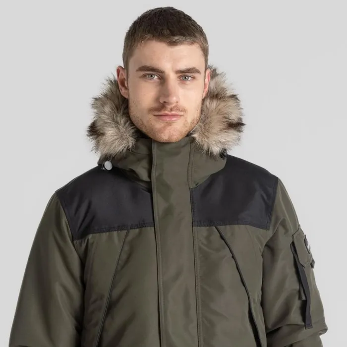 Mens Waterproof Jackets Craghoppers Bishorn III Waterproof Jacket Woodland Green Black Mens Waterproof Jackets Craghoppers Bishorn III Waterproof Jacket Woodland Green Black