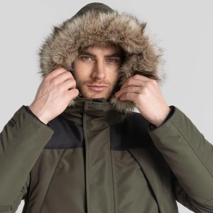 Mens Waterproof Jackets Craghoppers Bishorn III Waterproof Jacket Woodland Green Black Mens Waterproof Jackets Craghoppers Bishorn III Waterproof Jacket Woodland Green Black