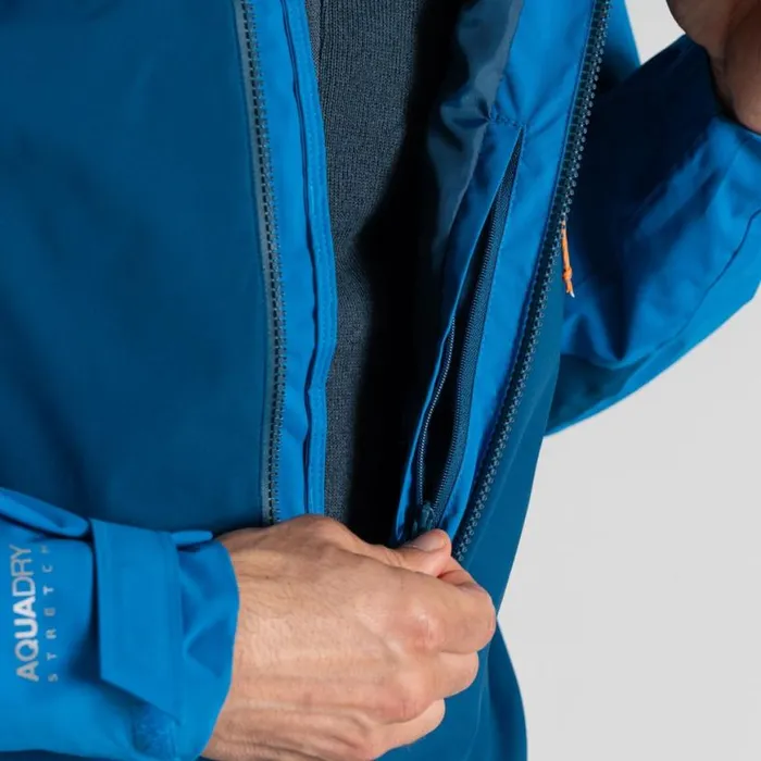 Mens Waterproof Jackets Craghoppers Diggory Stretch Waterproof Jacket Howlite Blue Poseidon Blue Mens Waterproof Jackets Craghoppers Diggory Stretch Waterproof Jacket Howlite Blue Poseidon Blue