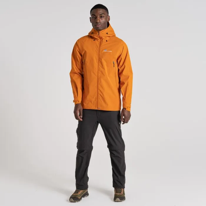 Mens Waterproof Jackets Craghoppers Maris 25L Stretch Waterproof Jacket Canyon Orange Mens Waterproof Jackets Craghoppers Maris 25L Stretch Waterproof Jacket Canyon Orange