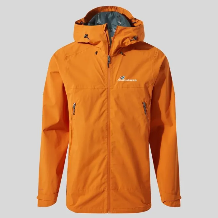Mens Waterproof Jackets Craghoppers Maris 25L Stretch Waterproof Jacket Canyon Orange Mens Waterproof Jackets Craghoppers Maris 25L Stretch Waterproof Jacket Canyon Orange