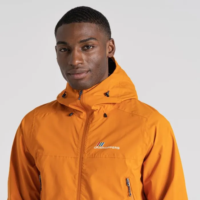 Mens Waterproof Jackets Craghoppers Maris 25L Stretch Waterproof Jacket Canyon Orange Mens Waterproof Jackets Craghoppers Maris 25L Stretch Waterproof Jacket Canyon Orange