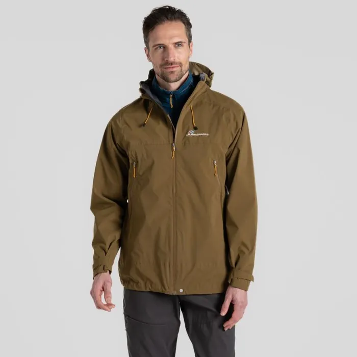 Mens Waterproof Jackets Craghoppers Maris 25L Stretch Waterproof Jacket Picholine Green Mens Waterproof Jackets Craghoppers Maris 25L Stretch Waterproof Jacket Picholine Green