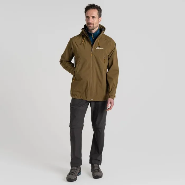 Mens Waterproof Jackets Craghoppers Maris 25L Stretch Waterproof Jacket Picholine Green Mens Waterproof Jackets Craghoppers Maris 25L Stretch Waterproof Jacket Picholine Green
