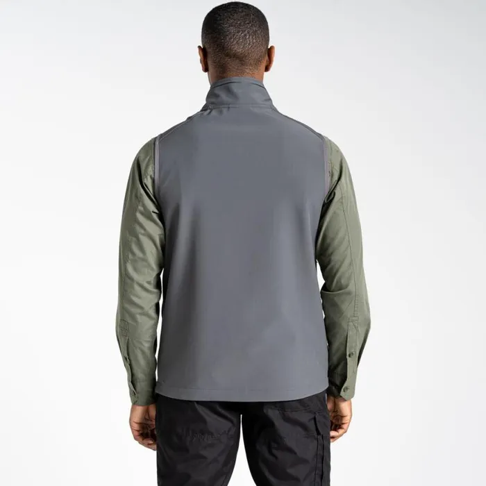MensWomens Gilets Craghoppers Expert Basecamp Softshell Vest Carbon Grey MensWomens Gilets Craghoppers Expert Basecamp Softshell Vest Carbon Grey
