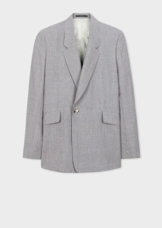 Mens Wool Gingham Blazer Paul Smith Blazers