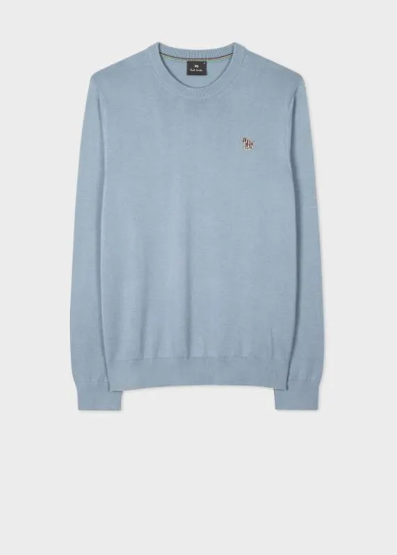 Mens Zebra Logo Knitted Sweater Paul Smith Sweaters