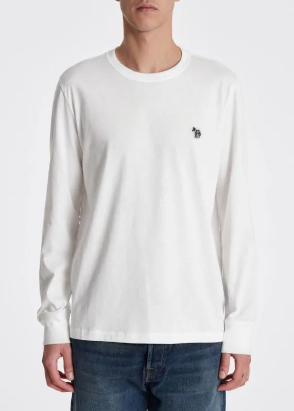 Mens Zebra Logo LongSleeve TShirt Paul Smith TShirts Mens Zebra Logo LongSleeve TShirt Paul Smith TShirts