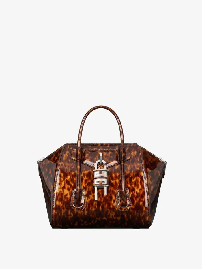 Mini Antigona Lock Bag In Tortoiseshell Leather Blackbrown Women Givenchy Crossbody Bags Mini Antigona Lock Bag In Tortoiseshell Leather Blackbrown Women Givenchy Crossbody Bags