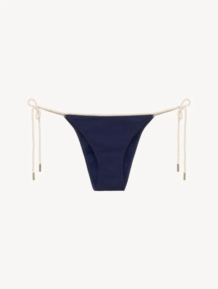 Monogram Bikini Brief In Navy Swim La Perla Bikinis