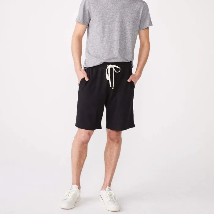 MONROW Men039s Elastic Waist Shorts 8211 Men