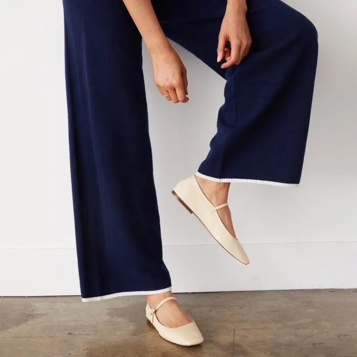 MONROW Sweats Wool Cashmere Wide Leg Sweat 8211 Women MONROW Sweats Wool Cashmere Wide Leg Sweat 8211 Women