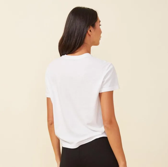 MONROW Tees Basic Crew Neck Tee 8211 Women MONROW Tees Basic Crew Neck Tee 8211 Women