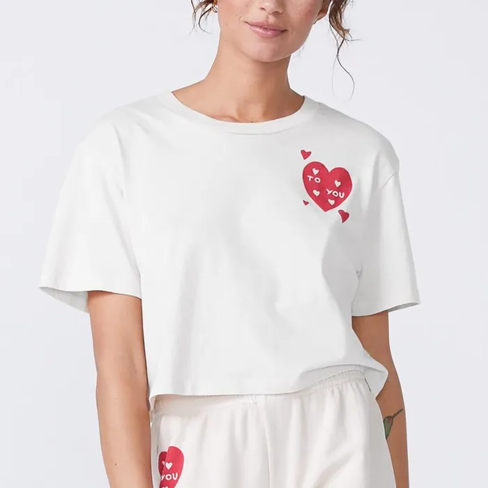 MONROW Tees Love Letter 50039s Tee 8211 Women