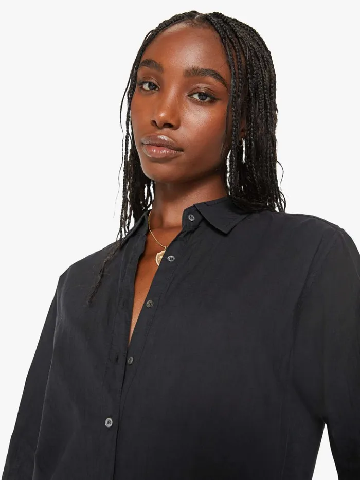 Mother Denim Beau Shirt Black 8211 Women