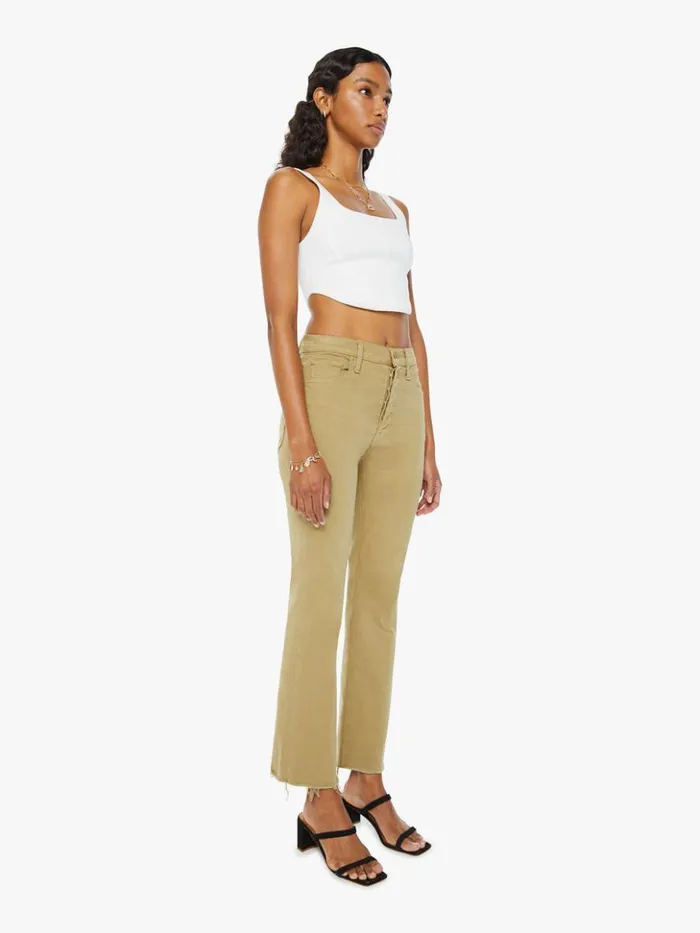 Mother Denim Bootcut The Tripper Flood Fray Cedar 8211 Women